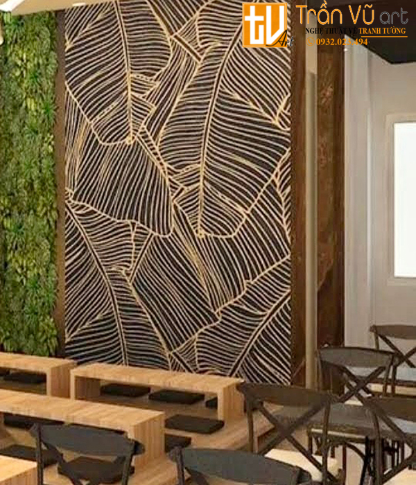 vẽ tranh tường quán cà phê giá rẻ tại đồng nai